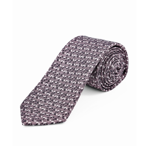 ALFANI Thornton Mini Neck Tie in Taupe, Style 1AFC22-1039 New w/Tag - Picture 8 of 8